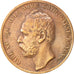Moneda, Suecia, Carl XV Adolf, 5 Öre, 1872, MBC+, Bronce, KM:707