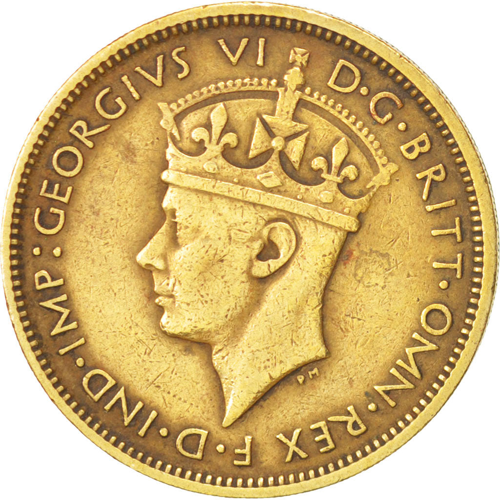 BRITISH WEST AFRICA, George VI, Shilling, 1938, AU(50-53), Nickel-brass, KM:23