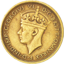 BRITISH WEST AFRICA, George VI, Shilling, 1938, AU(50-53), Nickel-brass, KM:23