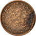 Coin, Netherlands, Wilhelmina I, 1/2 Cent, 1938, AU(50-53), Bronze, KM:138