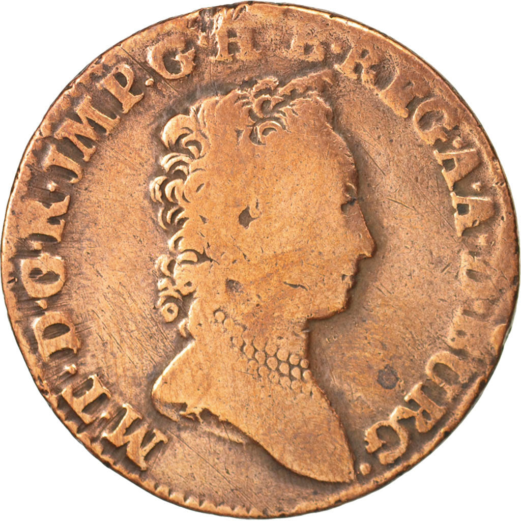 AUSTRIAN NETHERLANDS, Maria Theresa, 2 Liards, 2 Oorden, 1749, Vienne