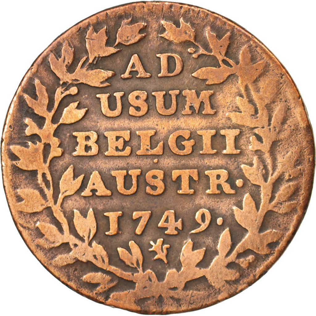 AUSTRIAN NETHERLANDS, Maria Theresa, 2 Liards, 2 Oorden, 1749, Vienne