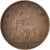 Moneda, Gran Bretaña, Victoria, Farthing, 1867, MBC+, Bronce, KM:747.2