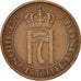 Norvège, Haakon VII, 5 Öre, 1915, Kongsberg, TTB, Bronze, KM:368