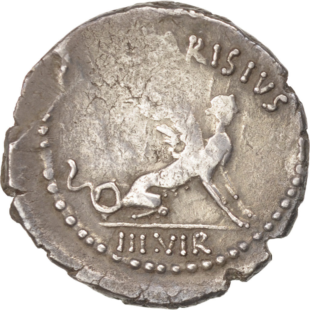 Carisia, Denarius, 46 BC, Roma, VF(30-35), Silver