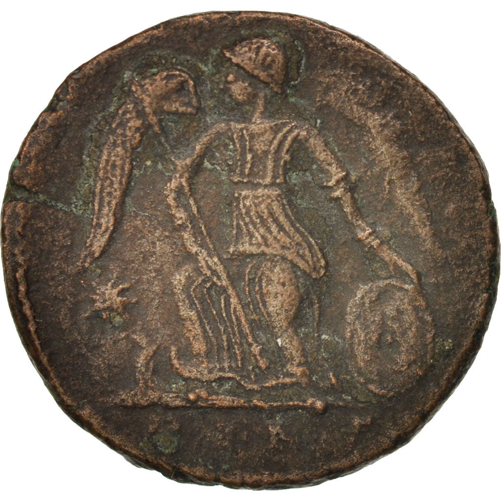 Constantinopolis Commemorative AE follis. 33, Nummus, 330-331, VF(20-25), Copper