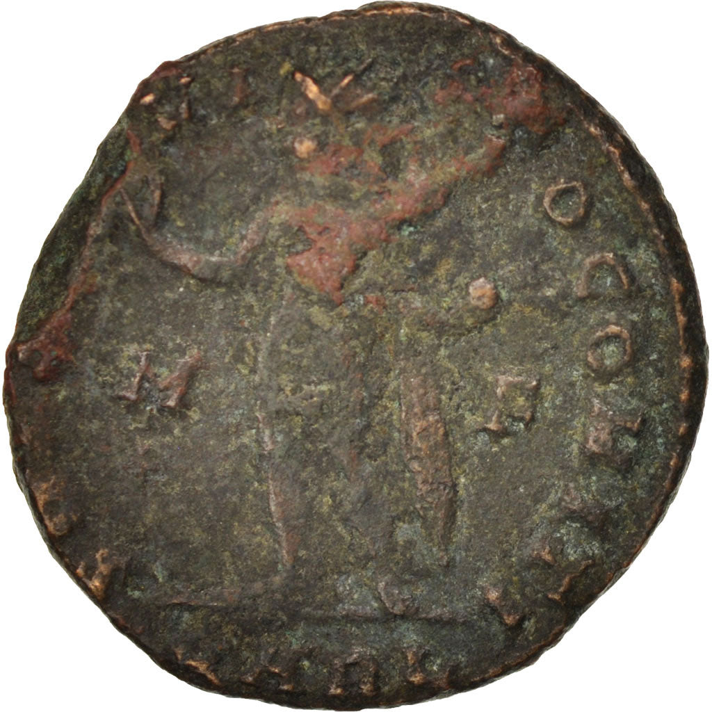 Constantine I, Follis, 313-314, Lyons, VG(8-10), Copper, RIC:VII 2