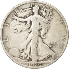 United States, Walking Liberty Half Dollar, Half Dollar, 1920, U.S. Mint