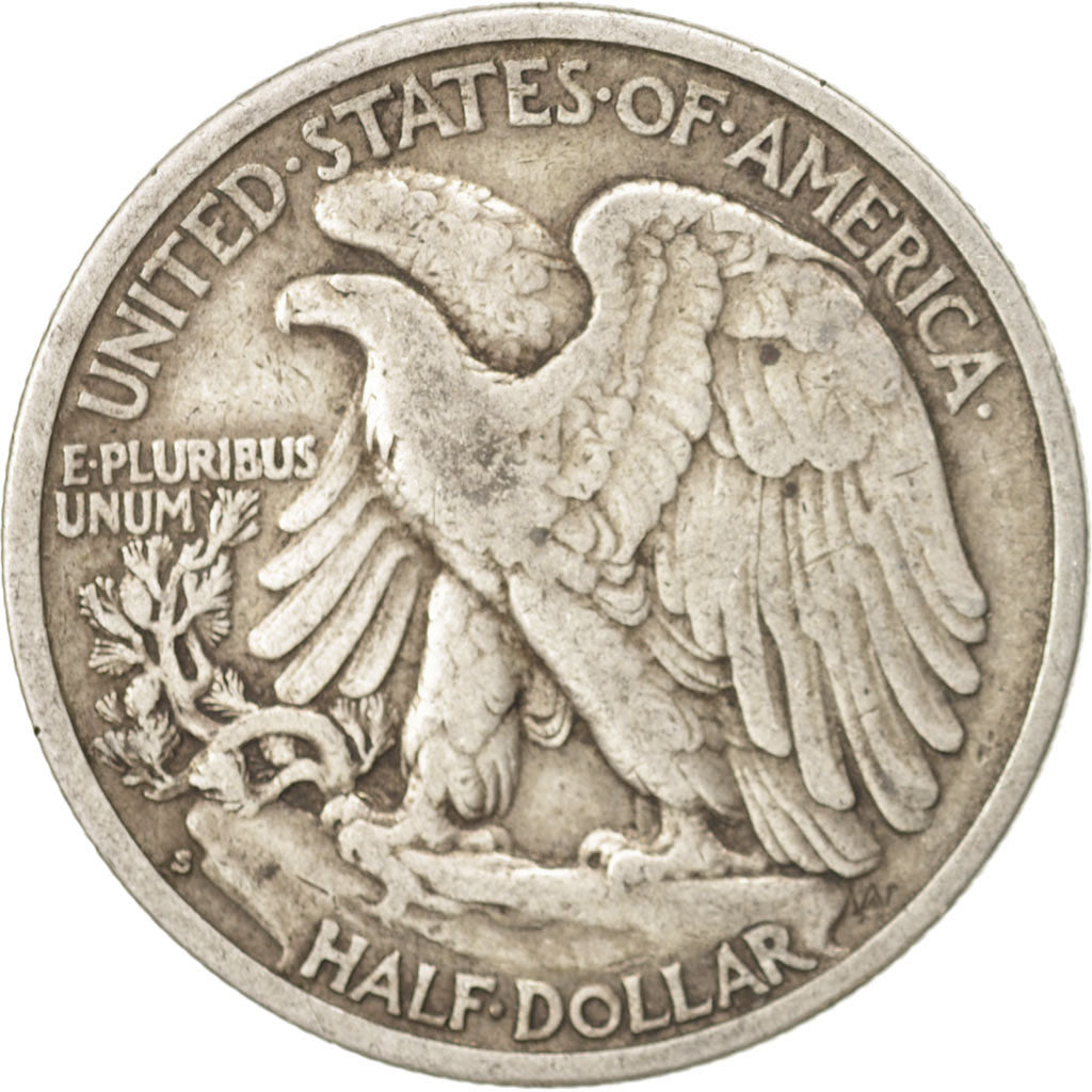 United States, Walking Liberty Half Dollar, Half Dollar, 1936, U.S. Mint