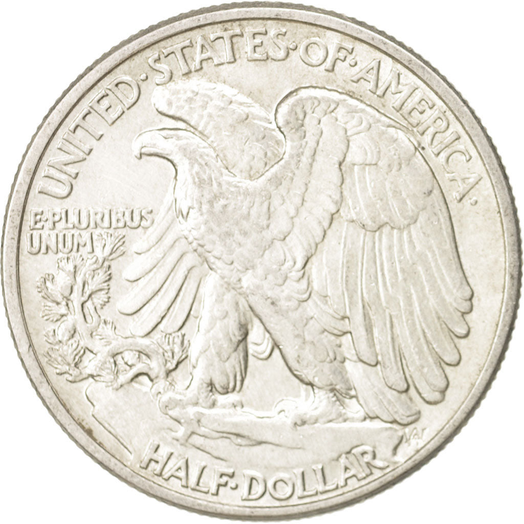 États-Unis, Walking Liberty Half Dollar, 1942, Philadelphie, TTB+, KM:142