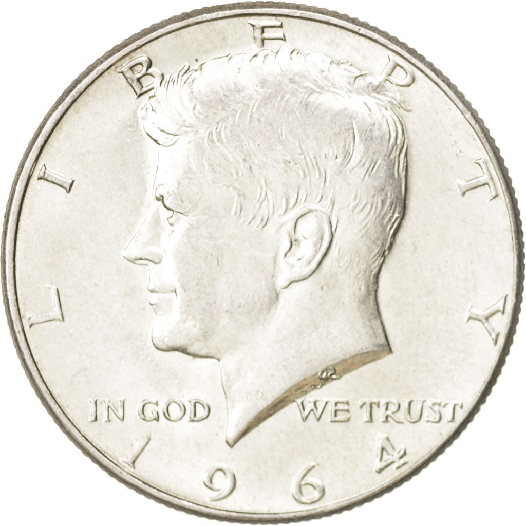 United States, Kennedy Half Dollar, Half Dollar, 1964, U.S. Mint, Philadelphia