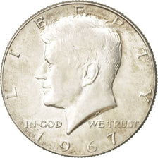 Coin, United States, Kennedy Half Dollar, Half Dollar, 1967, U.S. Mint