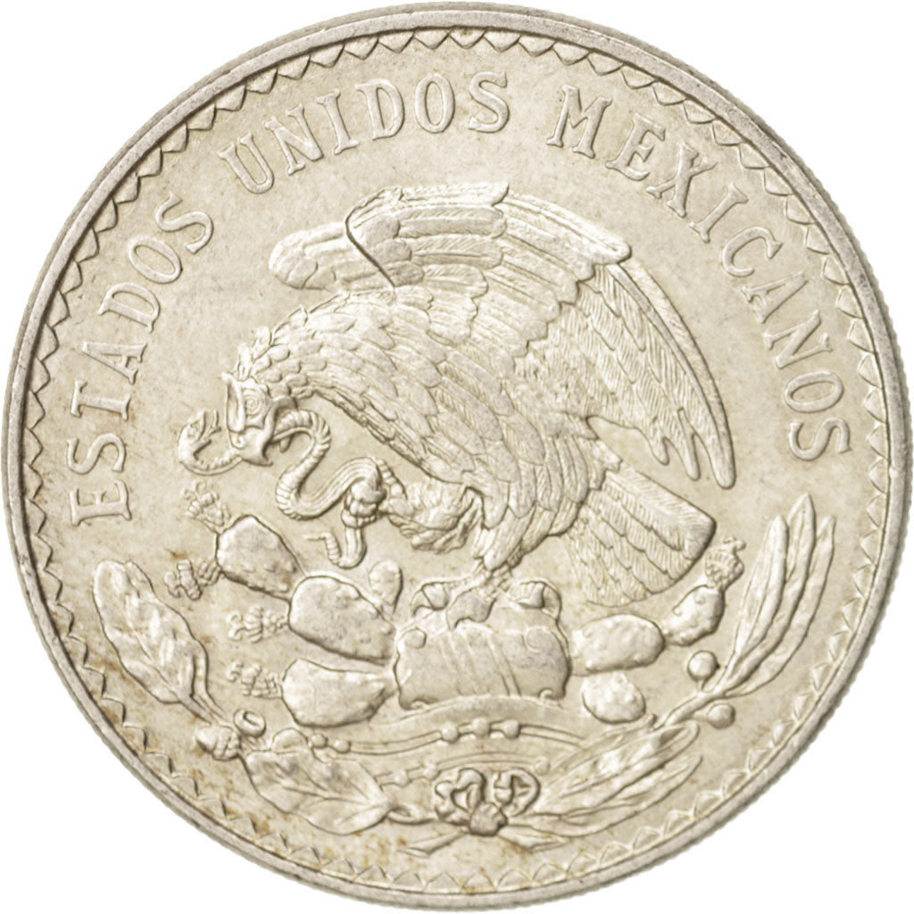 Mexico, Peso, 1947, Mexico City, AU(55-58), Silver, KM:456
