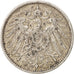 Coin, GERMANY - EMPIRE, Wilhelm II, Mark, 1907, Berlin, EF(40-45), Silver, KM:14