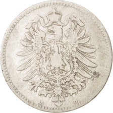 Coin, GERMANY - EMPIRE, Wilhelm I, Mark, 1873, Munich, VF(20-25), Silver, KM:7