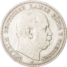 Coin, German States, PRUSSIA, Wilhelm I, 2 Mark, 1877, Berlin, VF(30-35)