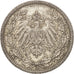 GERMANY - EMPIRE, 1/2 Mark, 1914, Berlin, AU(50-53), Silver, KM:17