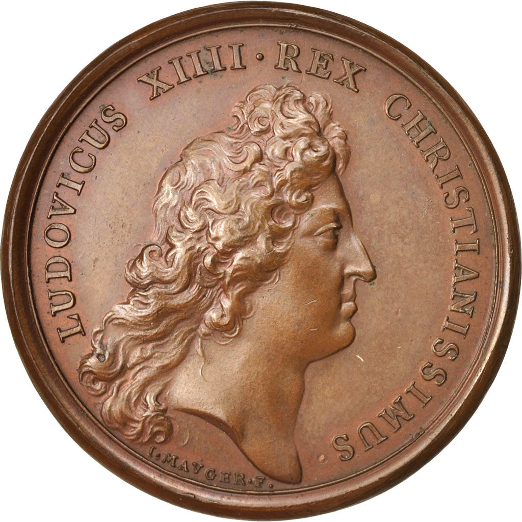 France, Medal, Campagne des Pays-Bas, Louis XIV, History, 1667, Mauger