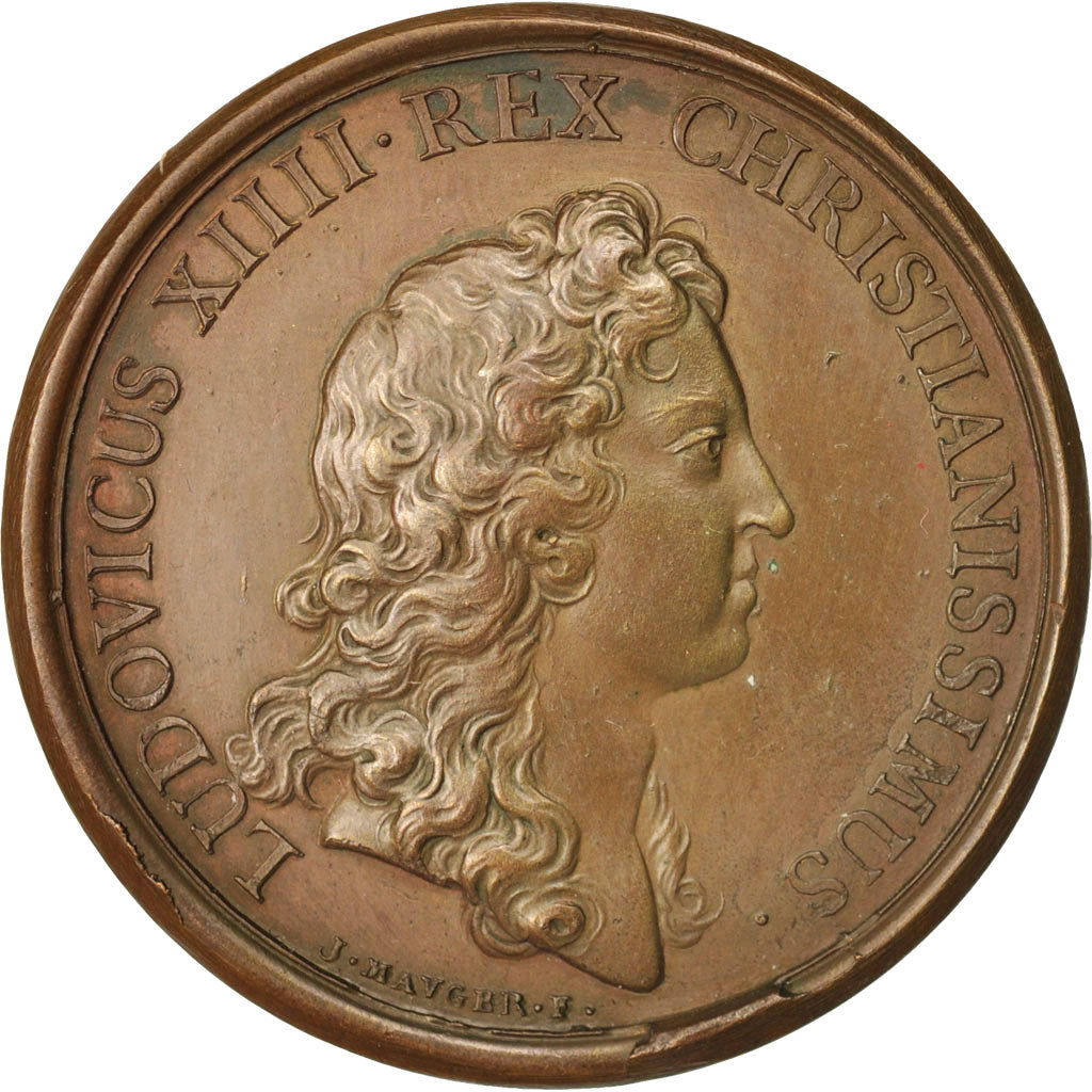Francia, Medal, La citadelle de Marseille, Louis XIV, History, 1660, Mauger