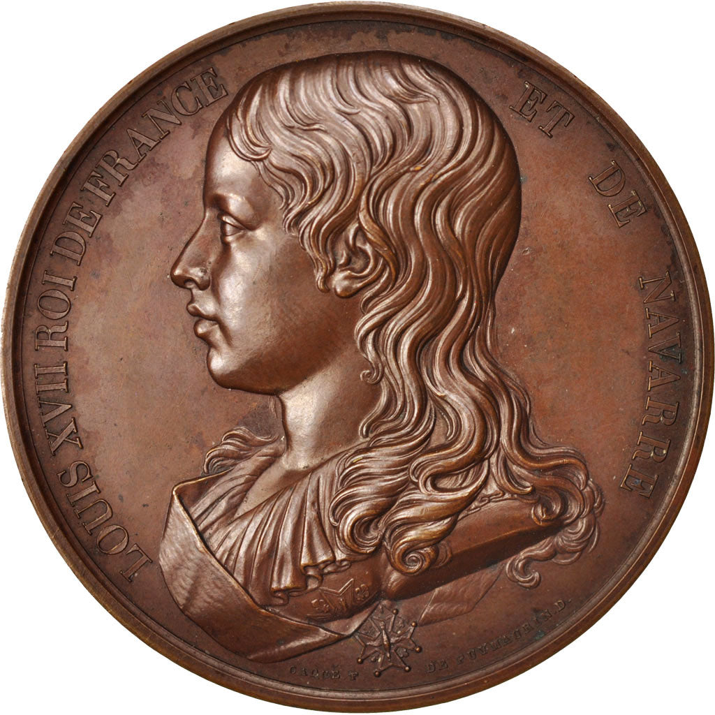 Frankreich, Medal, Louis XVII, Médaille commémorative, History, XIXth Century