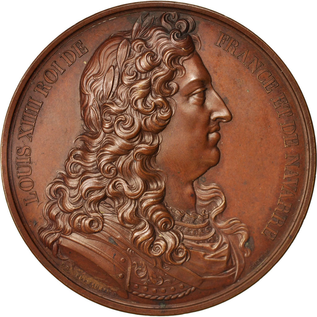 France, Medal, Les rois de France, Louis XIV, Louis XIV, History, XIXth Century