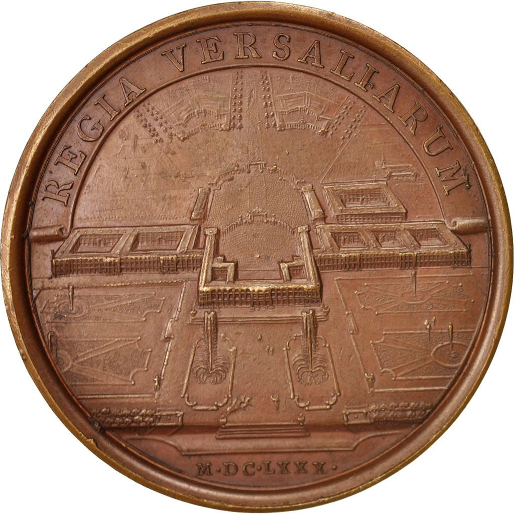 France, Medal, Le Château de Versailles, Louis XIV, History, 1680, Mauger