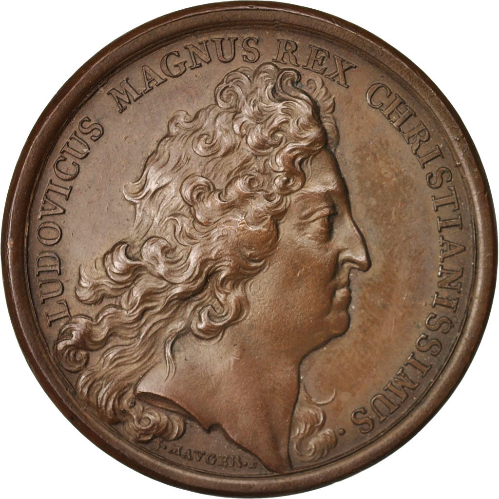 France, Medal, Fortification des villes, Louis XIV, History, 1692, Mauger