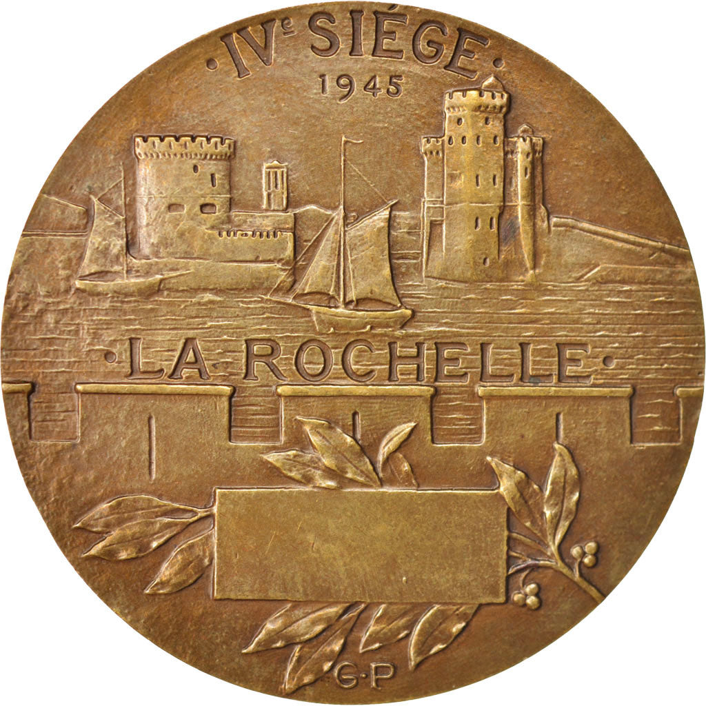 Francja, Medal, La résistance de La Rochelle, Historia, 1945, Prud'homme.G