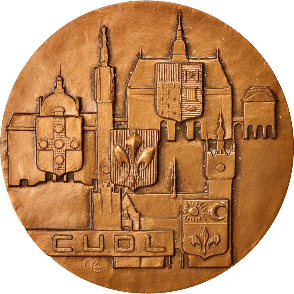 France, Medal, Communauté urbaine de Lille, Politics, Society, War, 1989, SUP