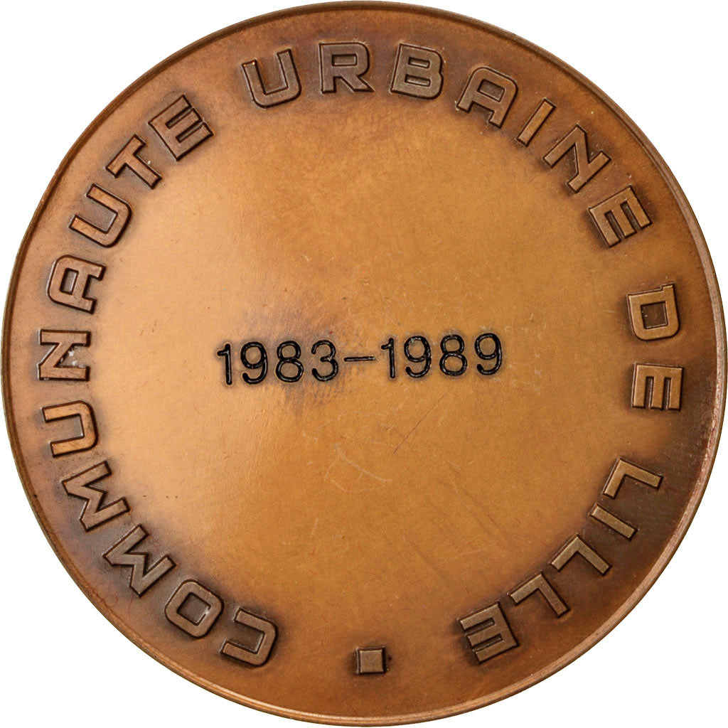 France, Medal, Communauté urbaine de Lille, Politics, Society, War, 1989, SUP