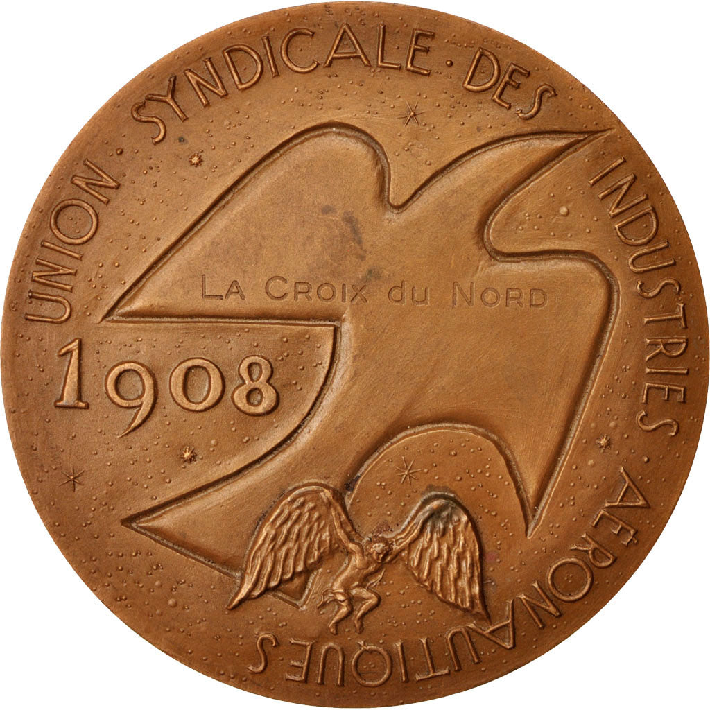 France, Medal, La croix du Nord, Union syndicale des Industries Aéronautiques
