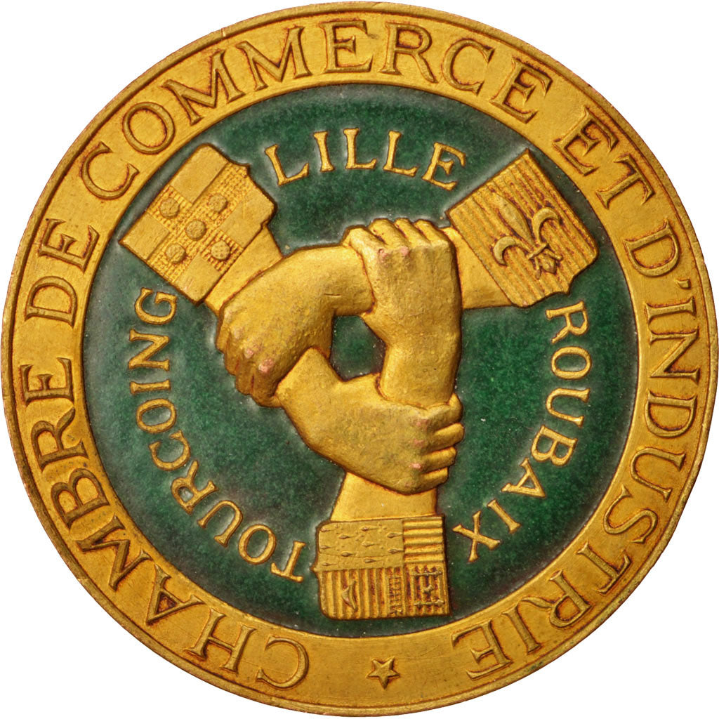 Francja, Medal, Chambre de Commerce de Lille, Roubaix et Tourcoing, Biznes i