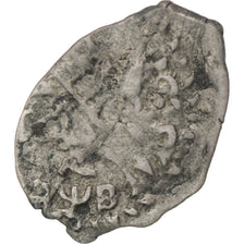 Coin, Russia, 1 Kopek, 1702, Moscow, EF(40-45), Silver