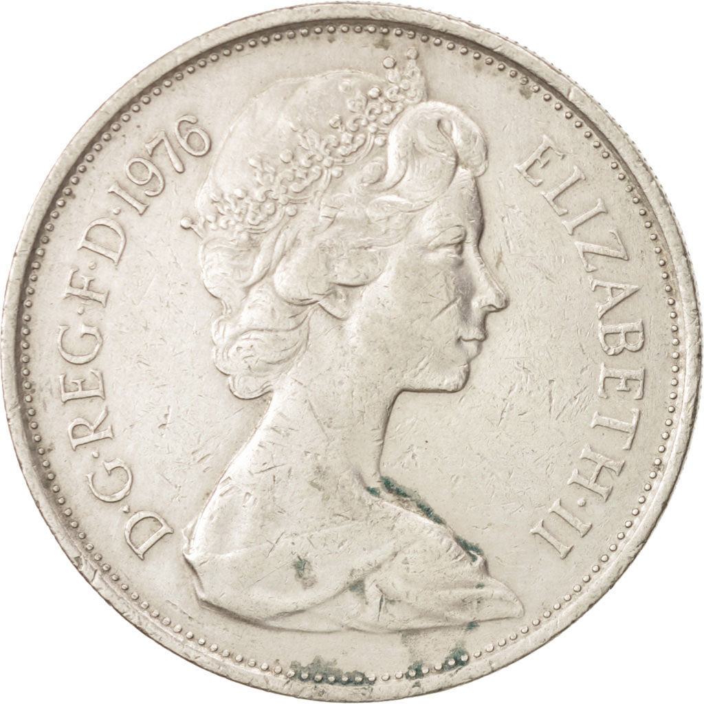 Münze, Großbritannien, Elizabeth II, 10 New Pence, 1976, SS, Copper-nickel