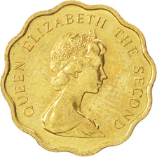 Coin, Hong Kong, Elizabeth II, 20 Cents, 1977, AU(50-53), Nickel-brass, KM:36