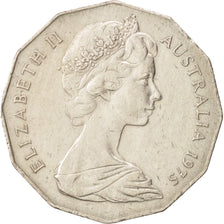 Australia, Elizabeth II, 50 Cents, 1975, EF(40-45), Copper-nickel, KM:68