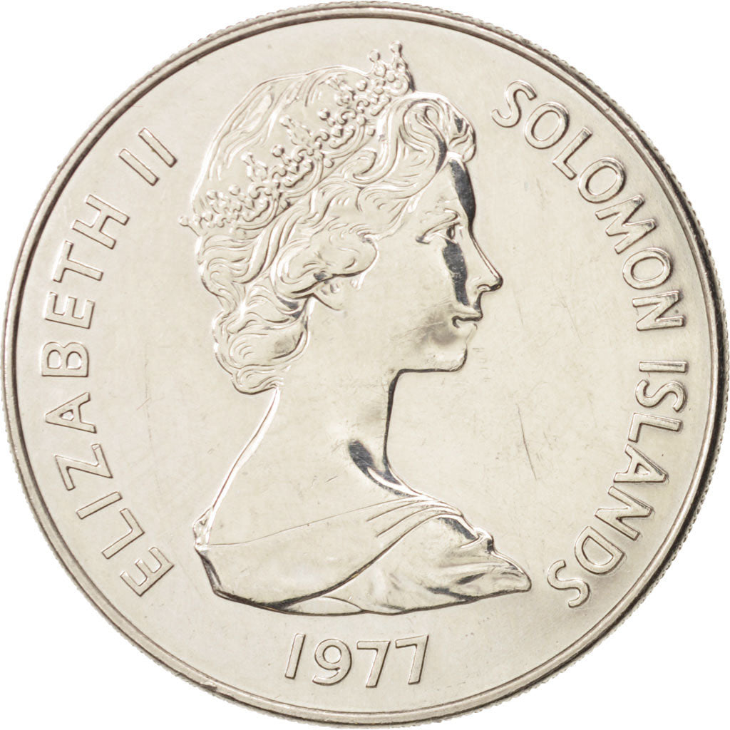 Monnaie, Îles Salomon, 20 Cents, 1977, SUP, Copper-nickel, KM:5