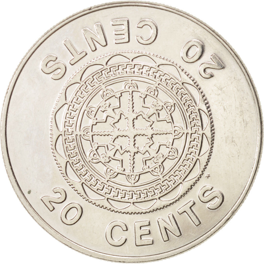 Monnaie, Îles Salomon, 20 Cents, 1977, SUP, Copper-nickel, KM:5