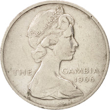 GAMBIA, THE, 2 Shillings, 1966, EF(40-45), Copper-nickel, KM:5