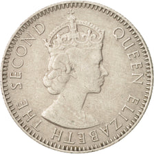 Mauritius, Elizabeth II, 1/4 Rupee, 1970, EF(40-45), Copper-nickel, KM:36