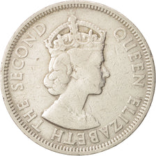 Moneta, Mauritius, Elizabeth II, Rupee, 1956, BB, Rame-nichel, KM:35.1