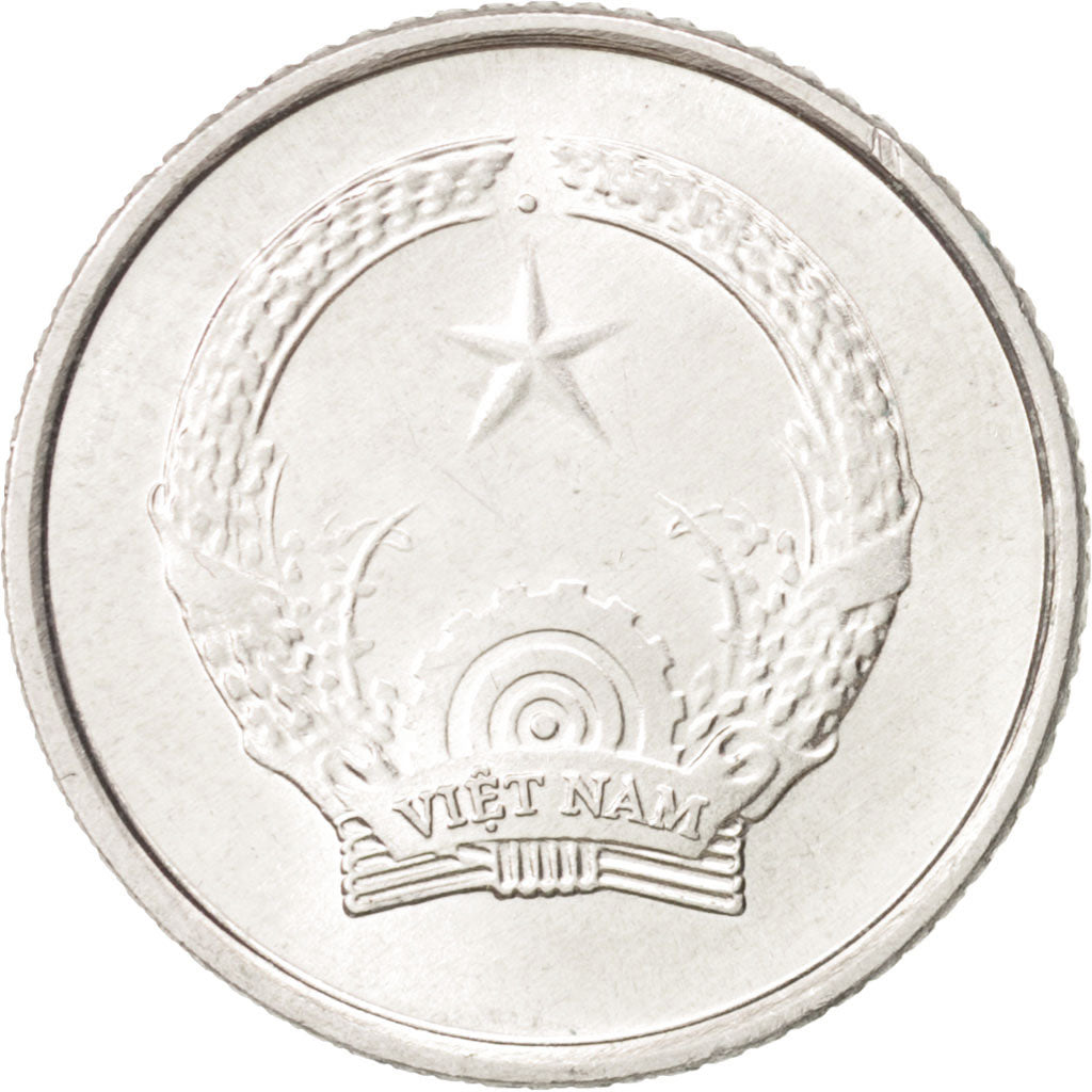 Monnaie, Viet Nam, SOCIALIST REPUBLIC, 2 Hao, 1976, SUP, Aluminium, KM:12