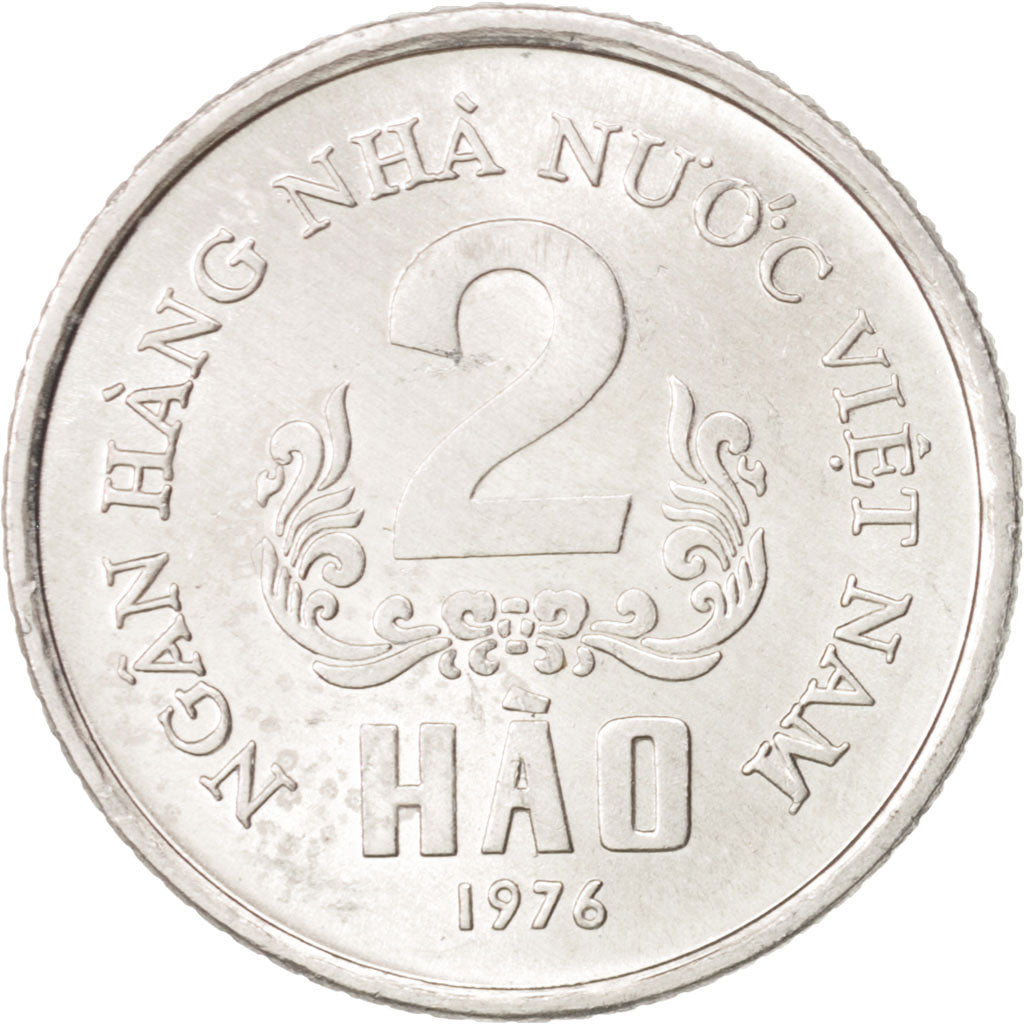 Monnaie, Viet Nam, SOCIALIST REPUBLIC, 2 Hao, 1976, SUP, Aluminium, KM:12