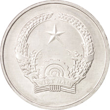 Coin, Vietnam, SOCIALIST REPUBLIC, Dong, 1976, AU(55-58), Aluminum, KM:14