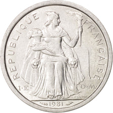 Polinesia francese, Franc, 1981, Paris, SPL, Alluminio, KM:11, Lecompte:14