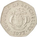Seychelles, 5 Rupees, 1977, British Royal Mint, AU(50-53), Copper-nickel, KM:36