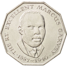 Jamaica, Elizabeth II, 50 Cents, 1975, AU(55-58), Copper-nickel, KM:65