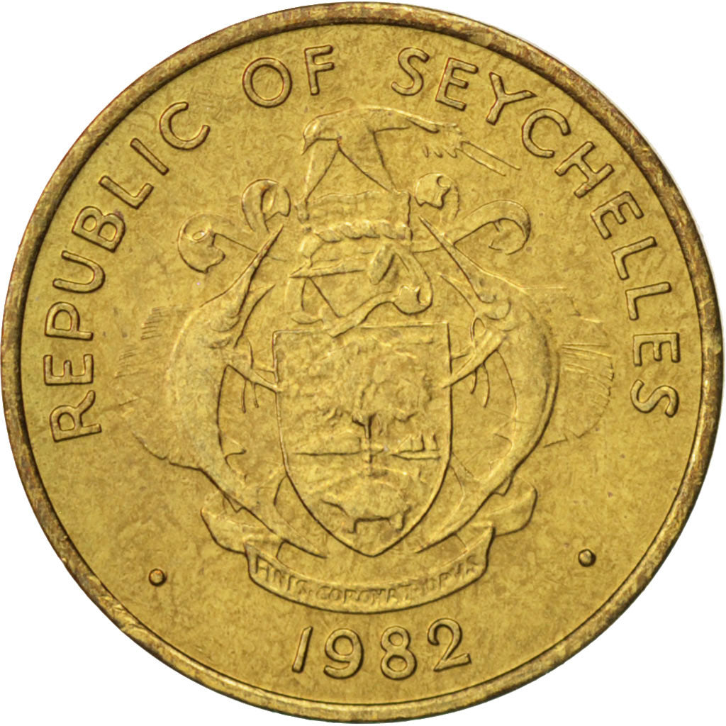 Monnaie, Seychelles, Bust Half Dollar, 5 Cents, 1982, British Royal Mint, New