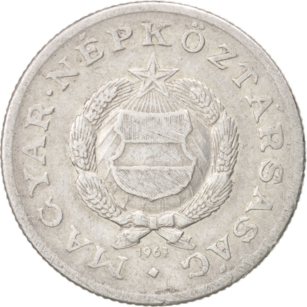 Ungarn, Forint, 1967, S+, Silber, KM:555a