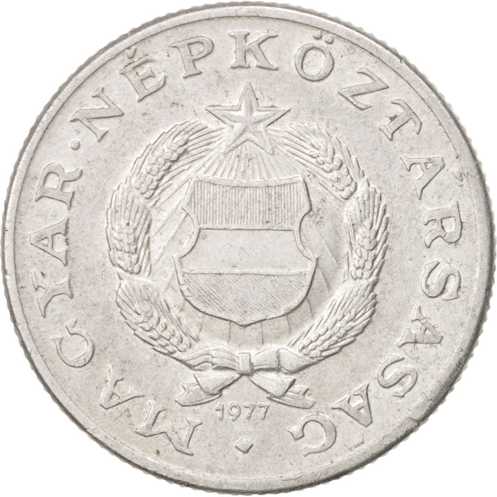 Münze, Ungarn, Forint, 1977, SS+, Aluminium, KM:575